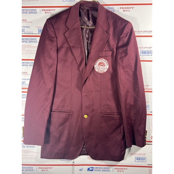 Other - MOREHOUSE COLLEGE TIGERS VARSITY BLAZER JACKET - SZ FITS M-XL HBCU VINTAGE
